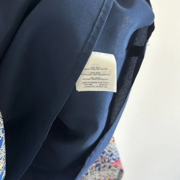 J. Crew Paisley Silk Dress 00P - Picture 4 of 7